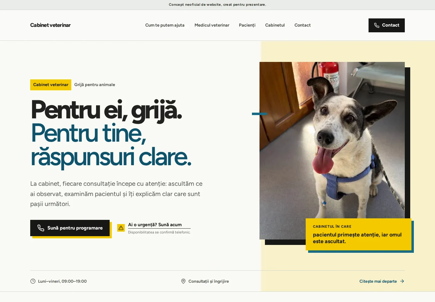 Cabinet veterinar